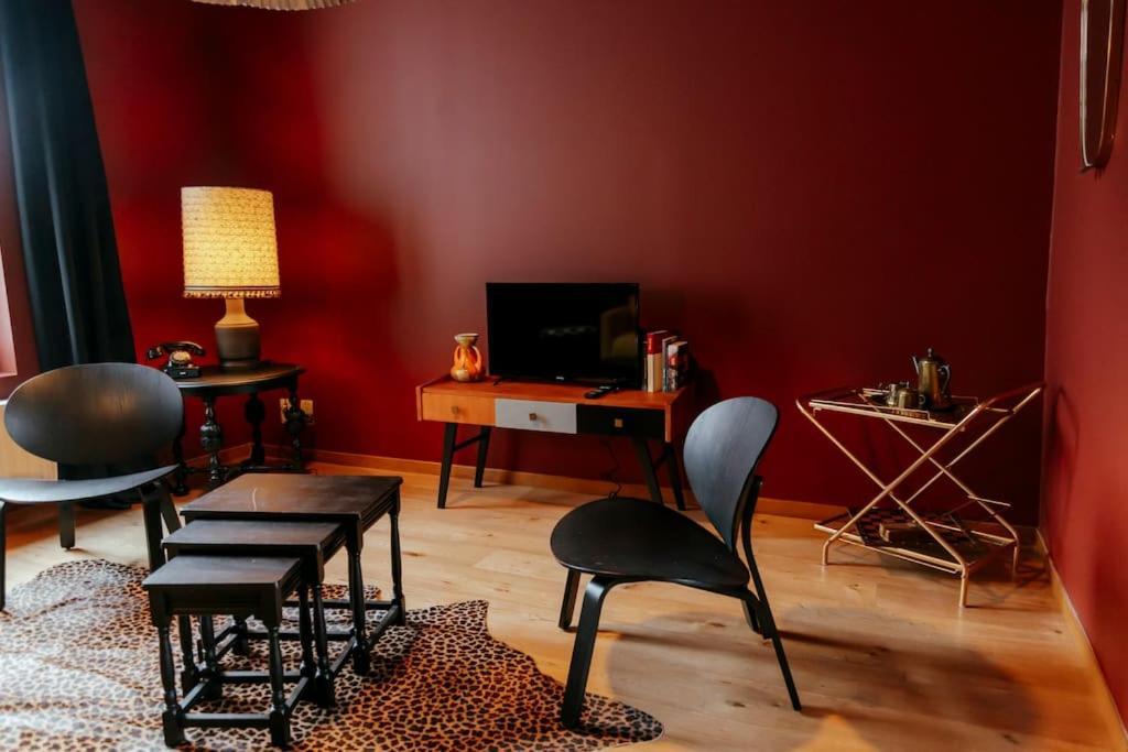 Le Retro Chic - Grand Duplex Pour 6 Dans Le Centre Apartment Liège Exterior foto