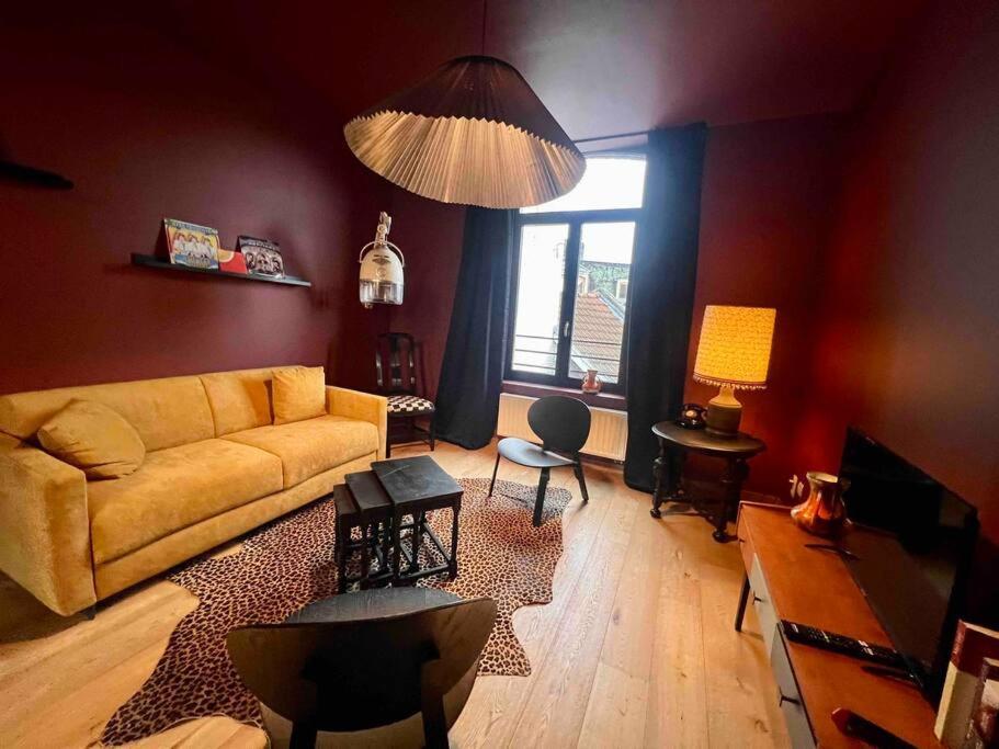 Le Retro Chic - Grand Duplex Pour 6 Dans Le Centre Apartment Liège Exterior foto